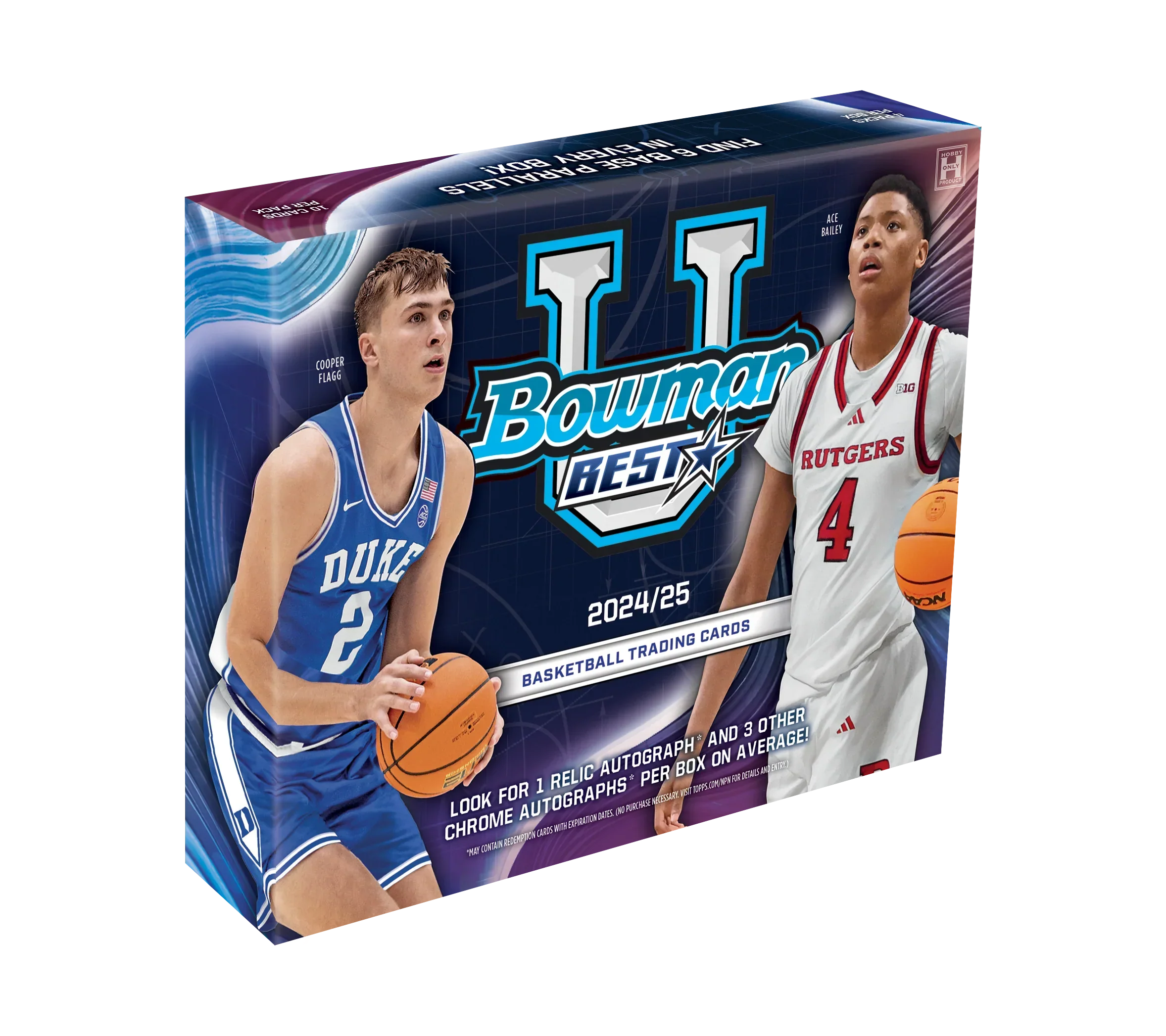 2024-25 Bowman's Best University Basketball Hobby 12 Box Case